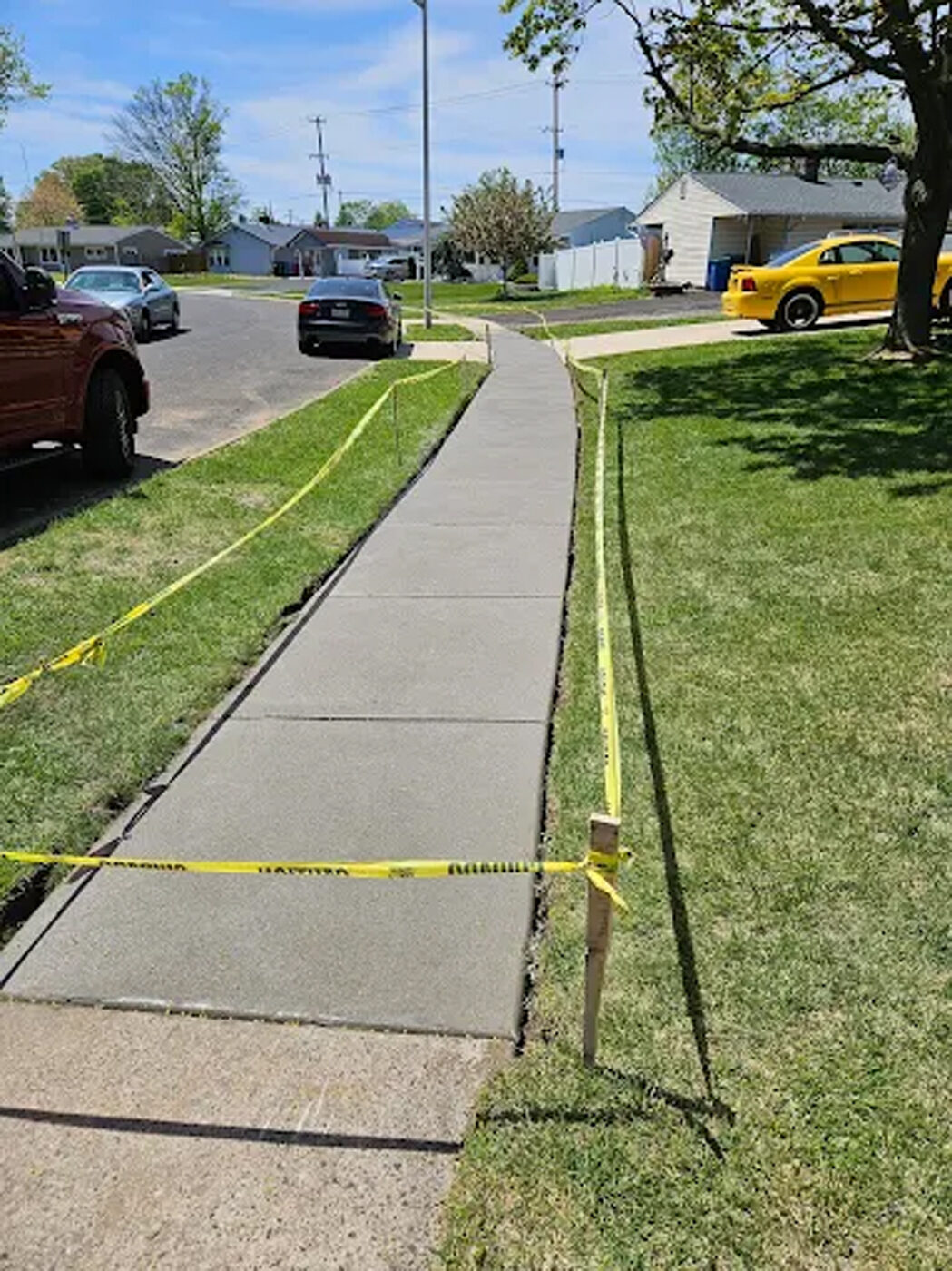 Sidewalk replacement in Northeast Philadelphia