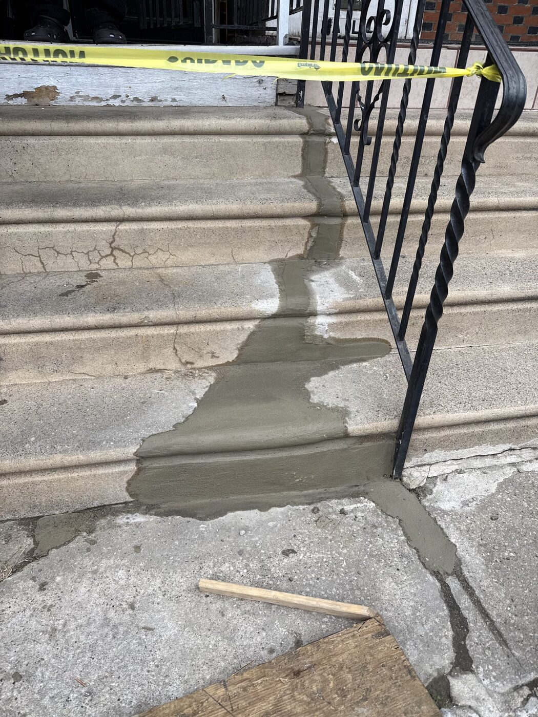 Concrete patching and crack repair in Philadelphia by Marcello Family Cement Work