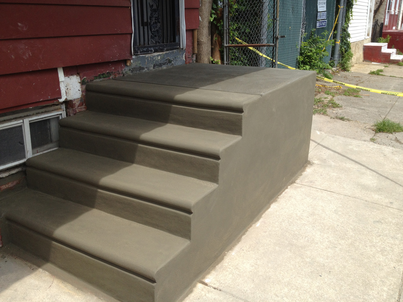 Bull Nose concrete Steps