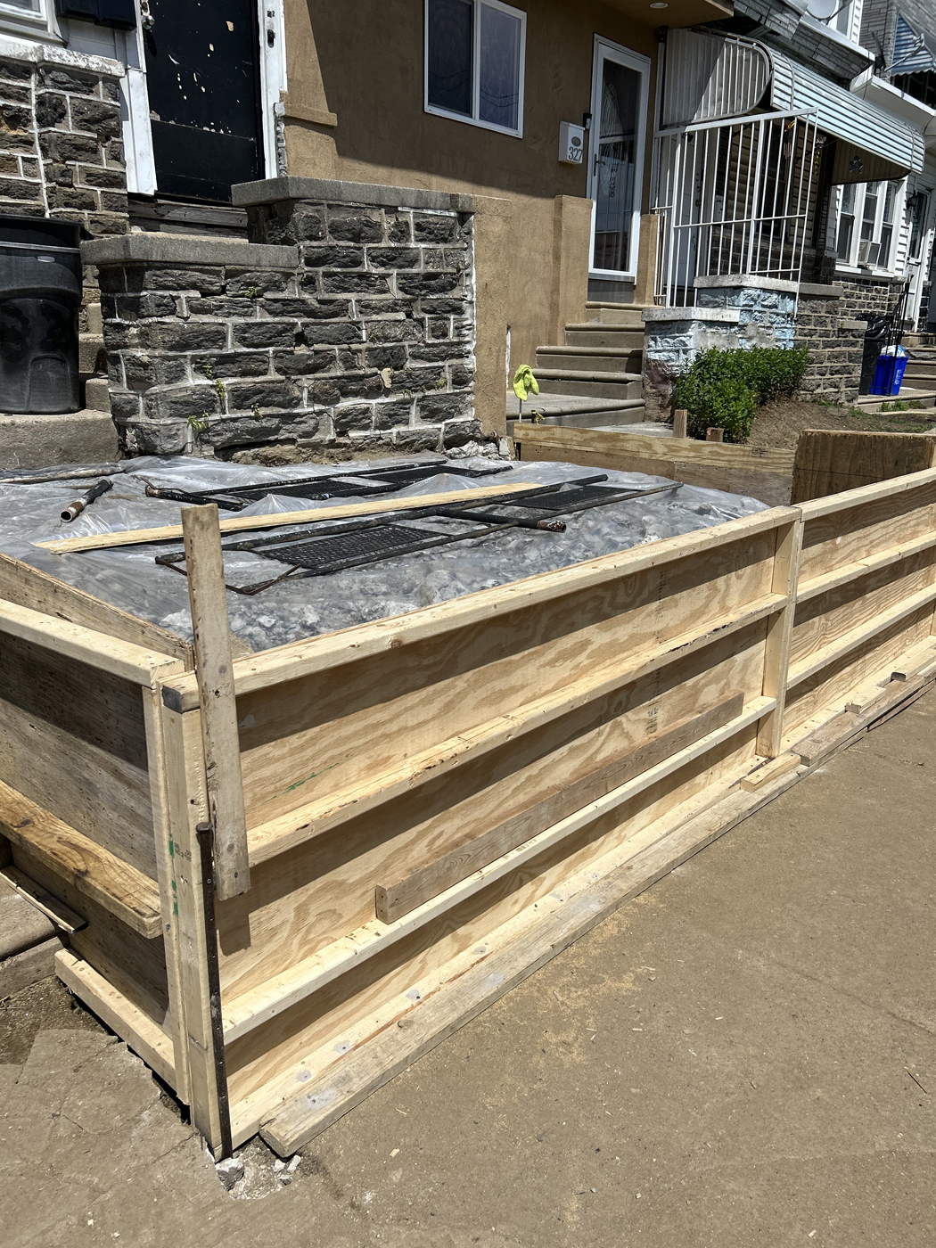 Concrete Porch And Steps Rebuild