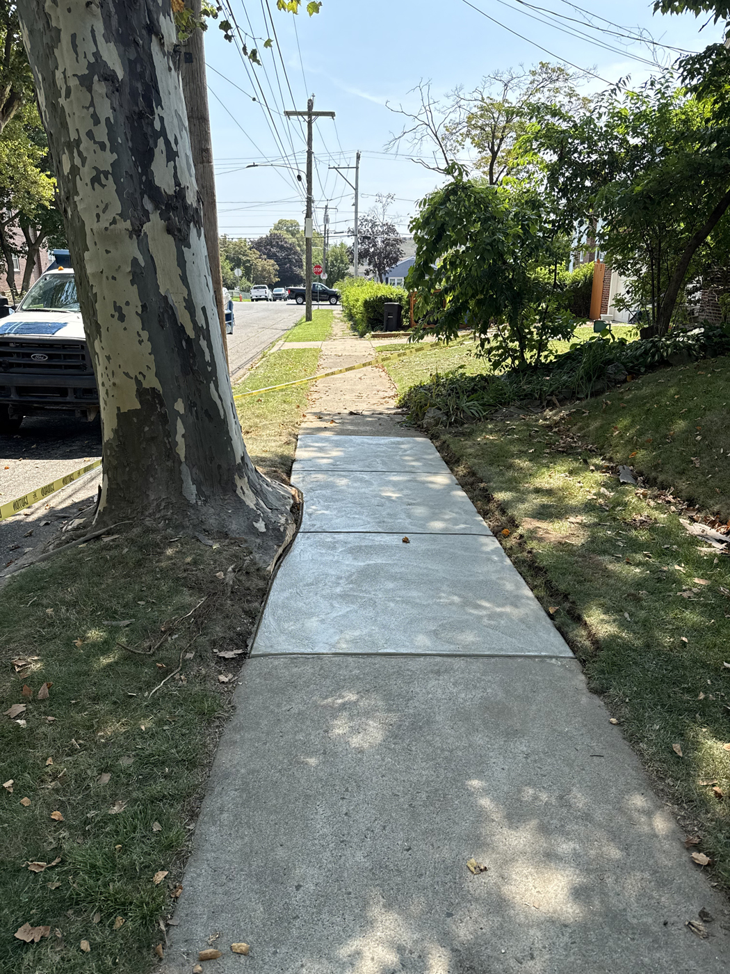 Concrete Sidewalk Blocks Replacement