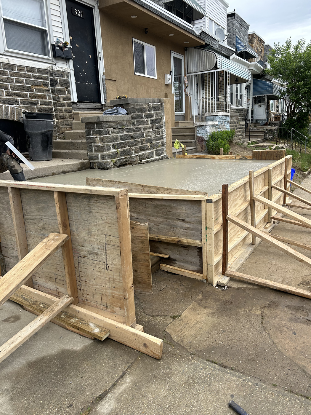 Concrete Steps And Porch Rebuild