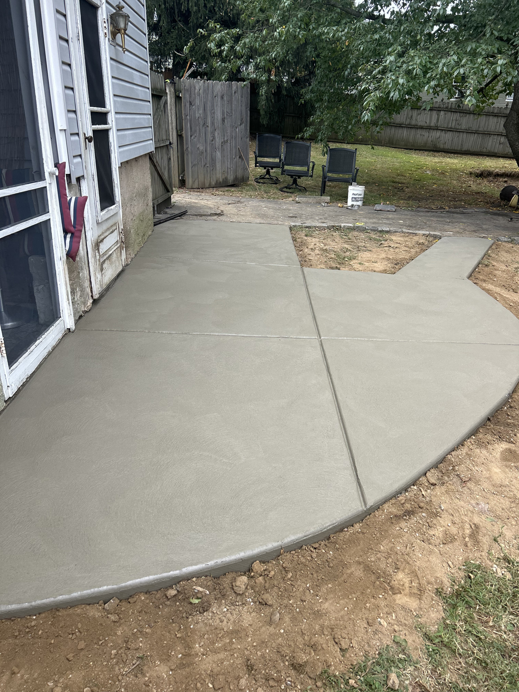 Concrete Walkway Patio
