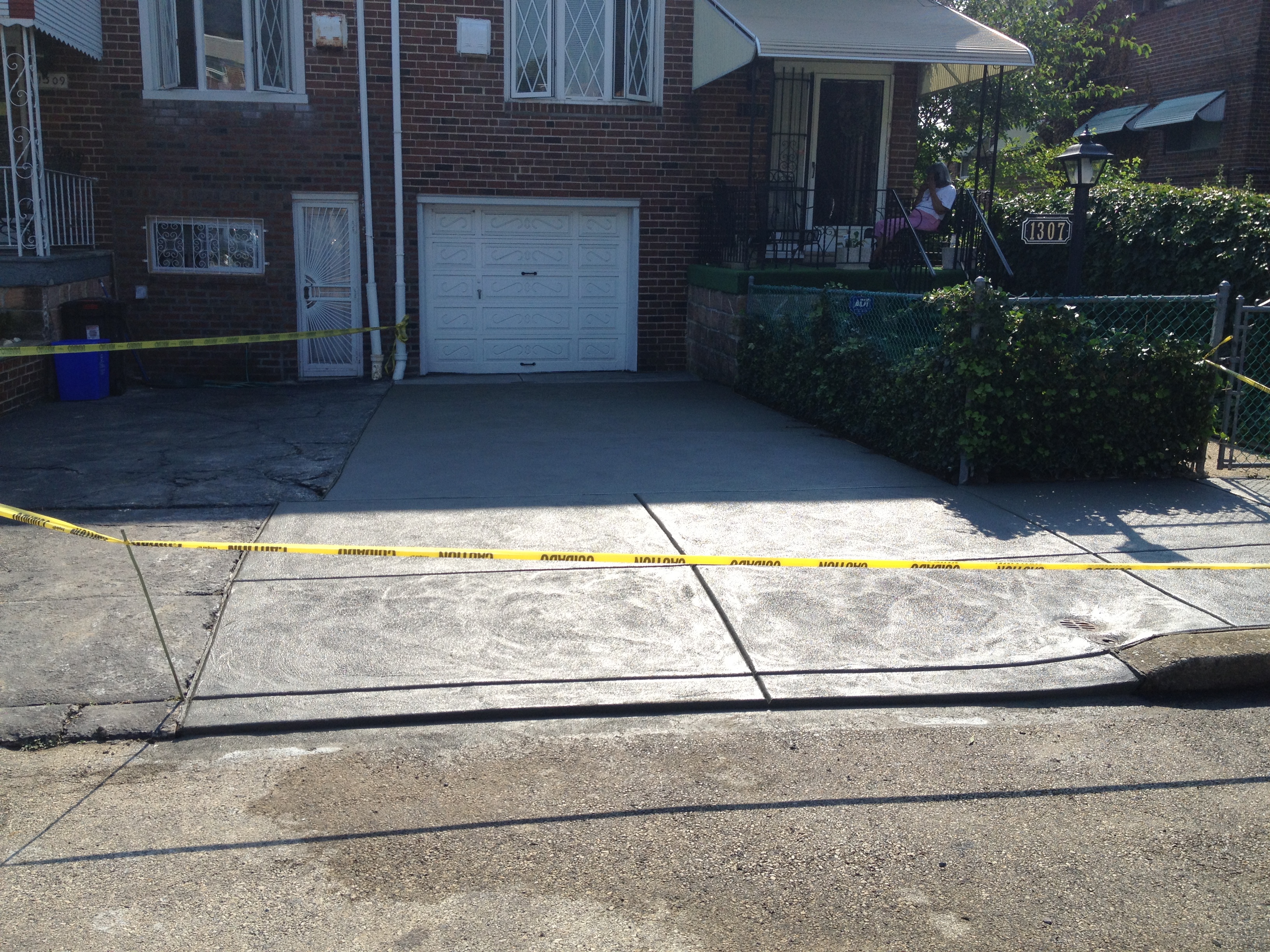 Driveway project &mdash; Regrade and forms. &mdash; Northeast Philadelphia by Marcello Family Cement Work