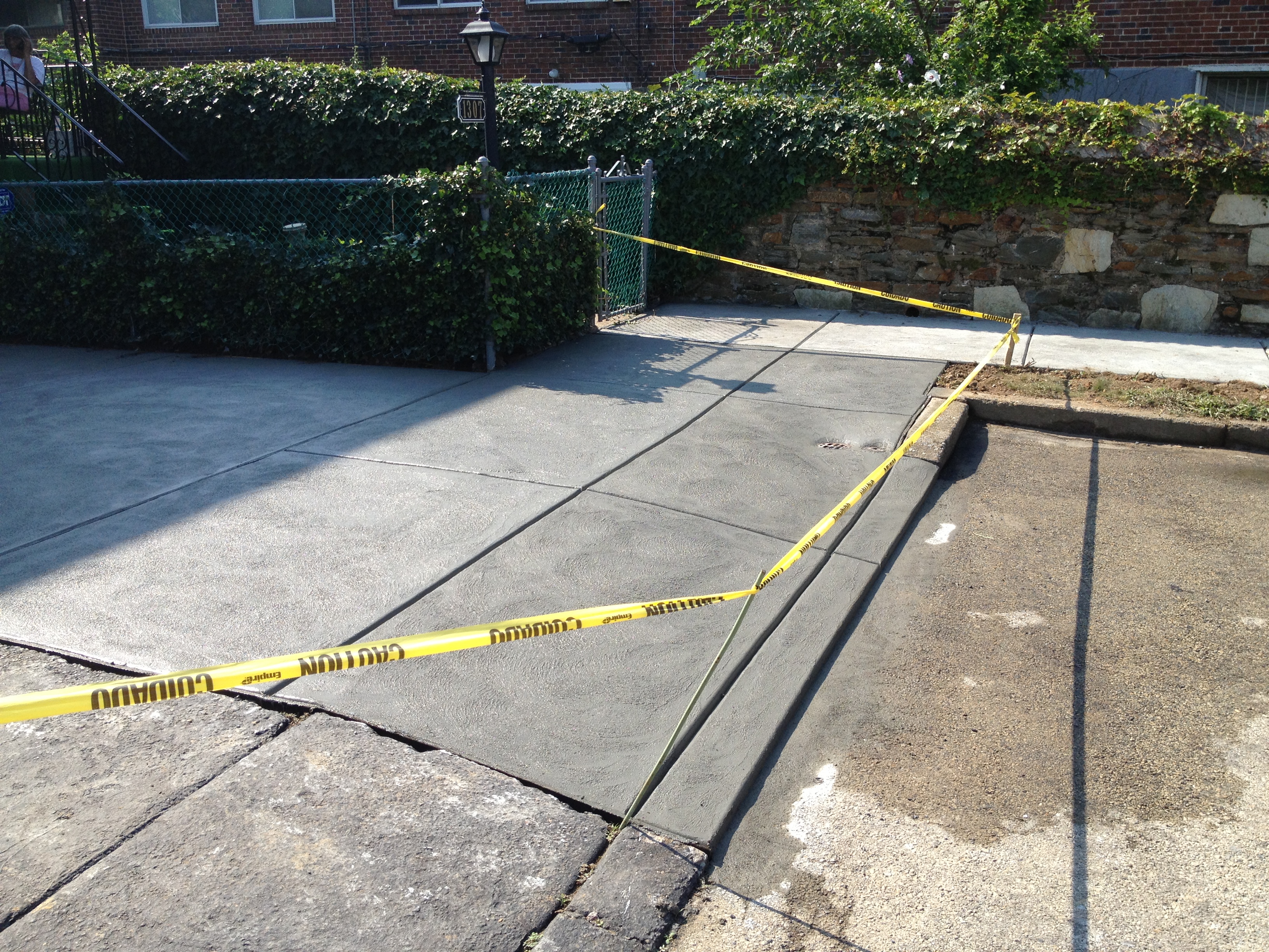 Driveway project &mdash; Day-two pour. &mdash; Northeast Philadelphia by Marcello Family Cement Work