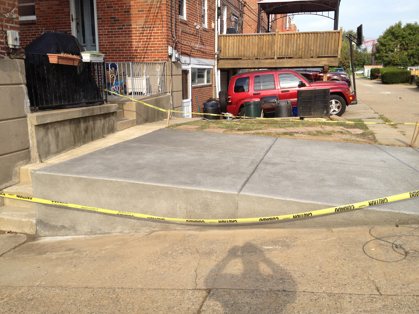 Philadelphia concrete Parking Pad