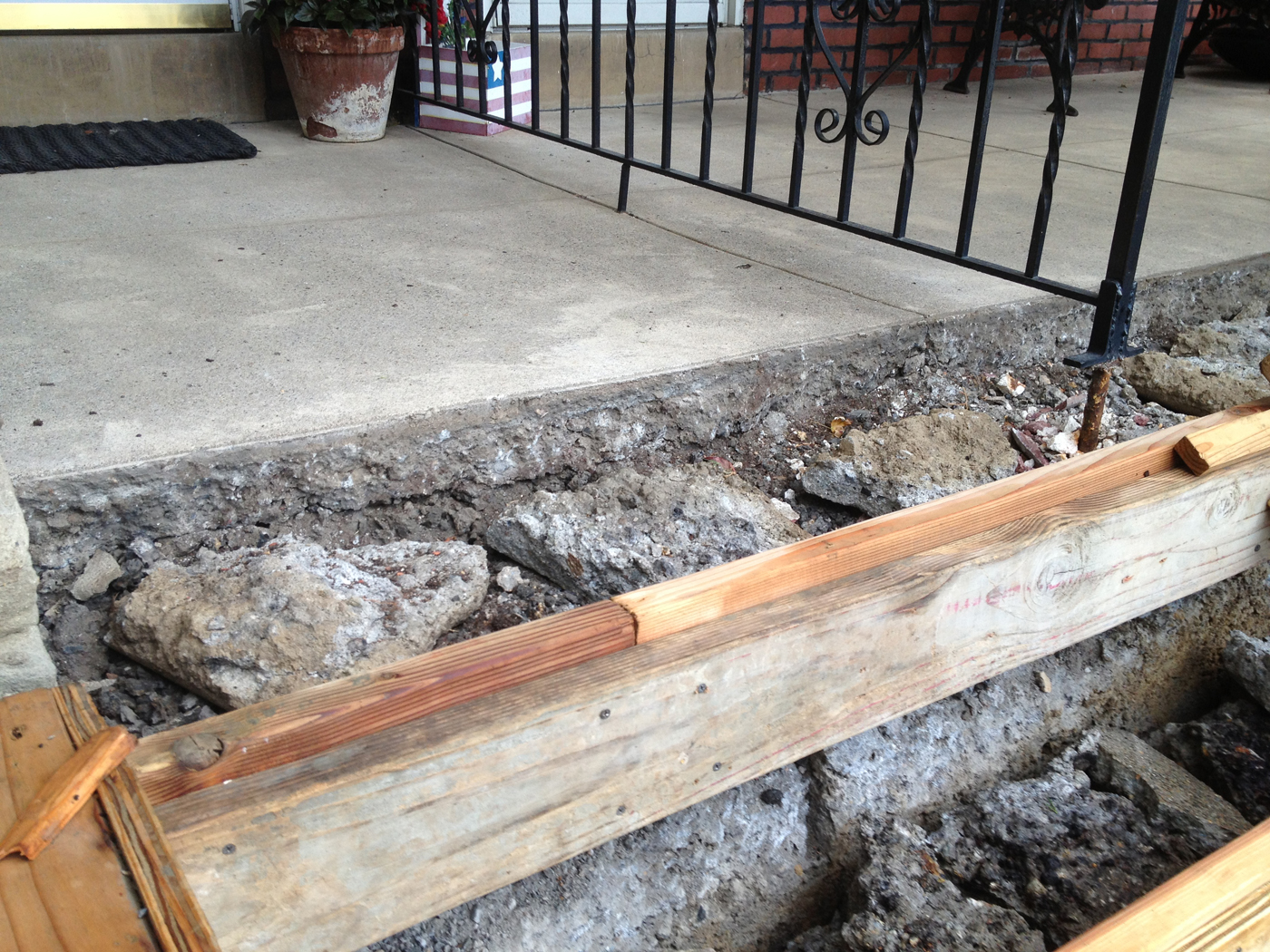 Steps · Twin set project &mdash; Mismatched step sets. &mdash; Philadelphia by Marcello Family Cement Work